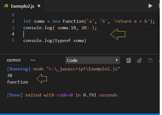 синтаксис new function js