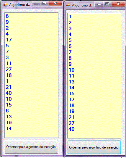 Metodos de ordenação estrutura de dados