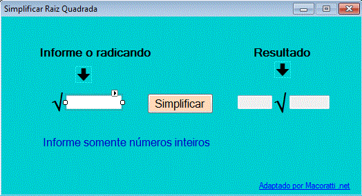 Simplificando Raízes Exatas Utilizando a Fatoração. Raízes