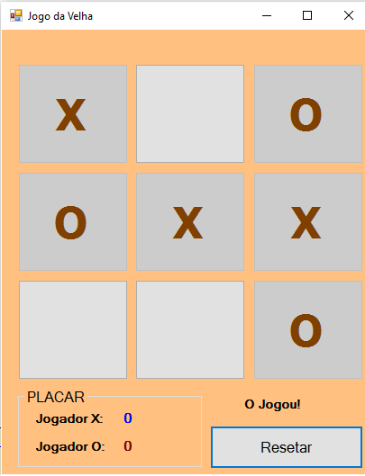 Tic-Tac-Toe - Jogo do Galo - Jogo da velha