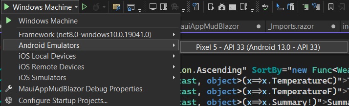 .NET MAUI Blazor Hybrid - Usando o MudBlazor