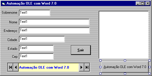 Automação OLE com Word 7.0