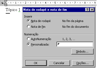 Inserir notas de rodapé e notas de fim - Suporte da Microsoft