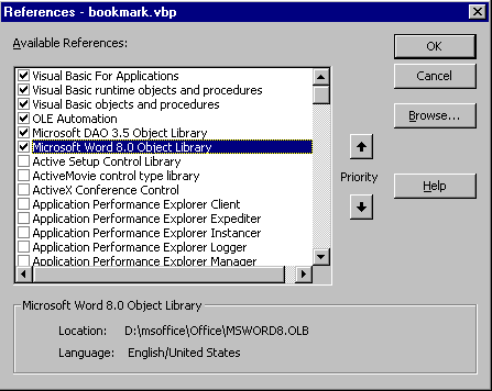 Referenciando o Controle ActiveX